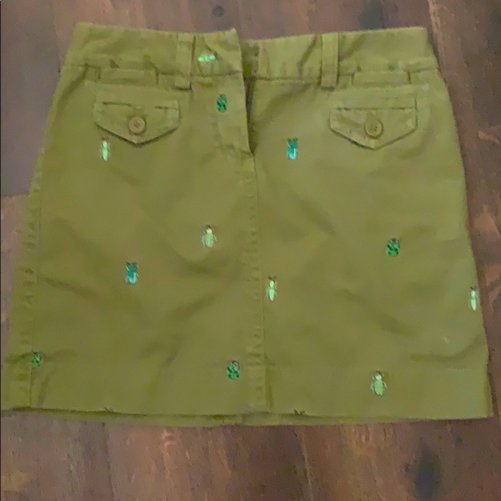 Womans j crew critter skirt